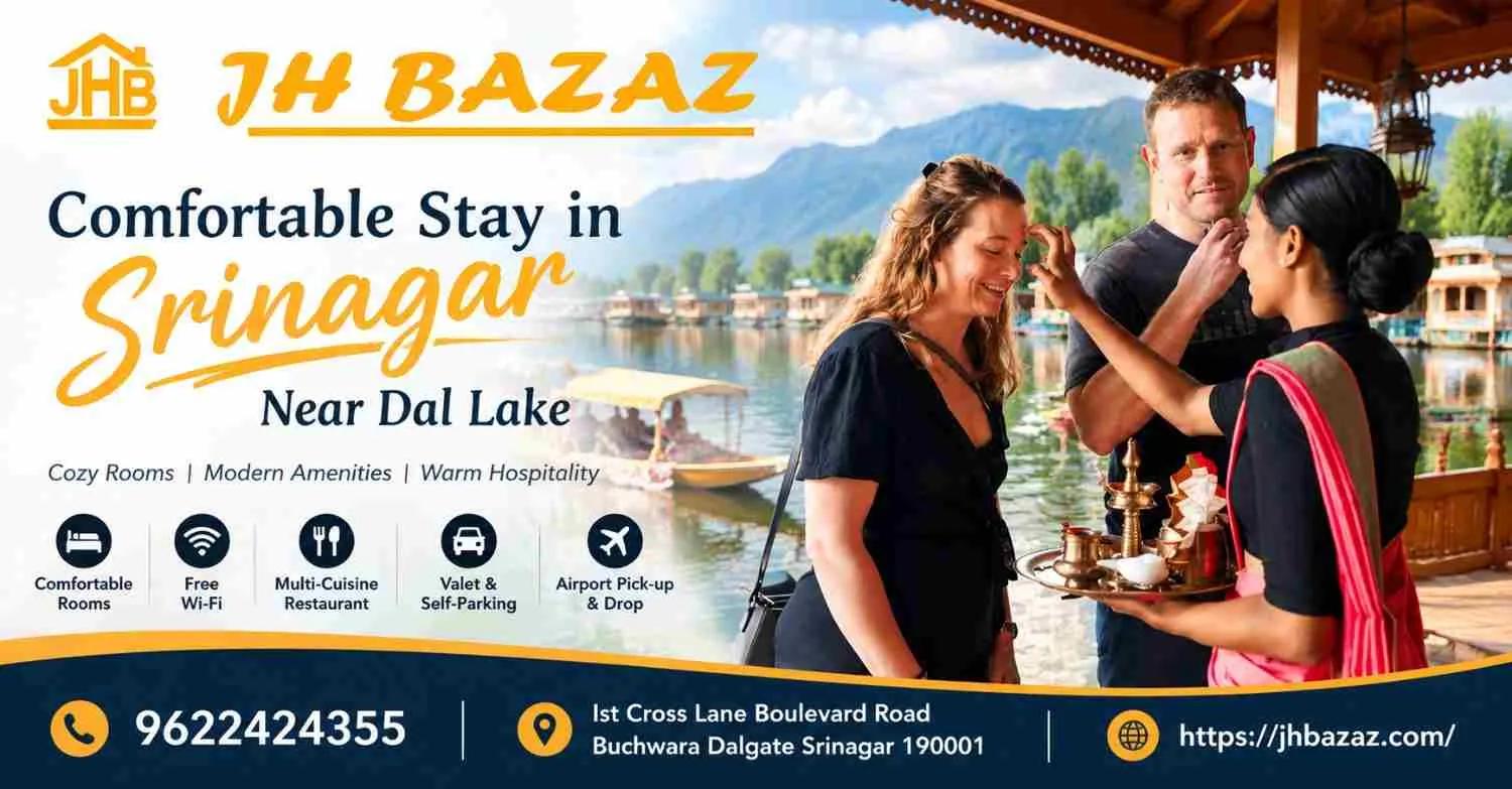Comfortable Stay in Srinagar Near Dal Lake
